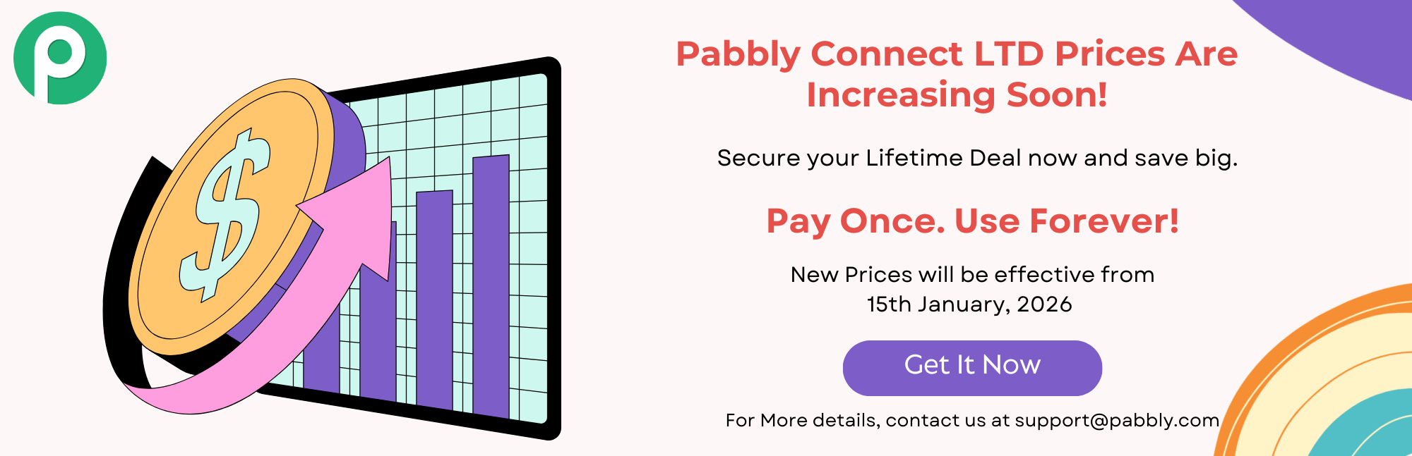 Pabbly Connect One-Time Deal Pricing – Limited Time Offer