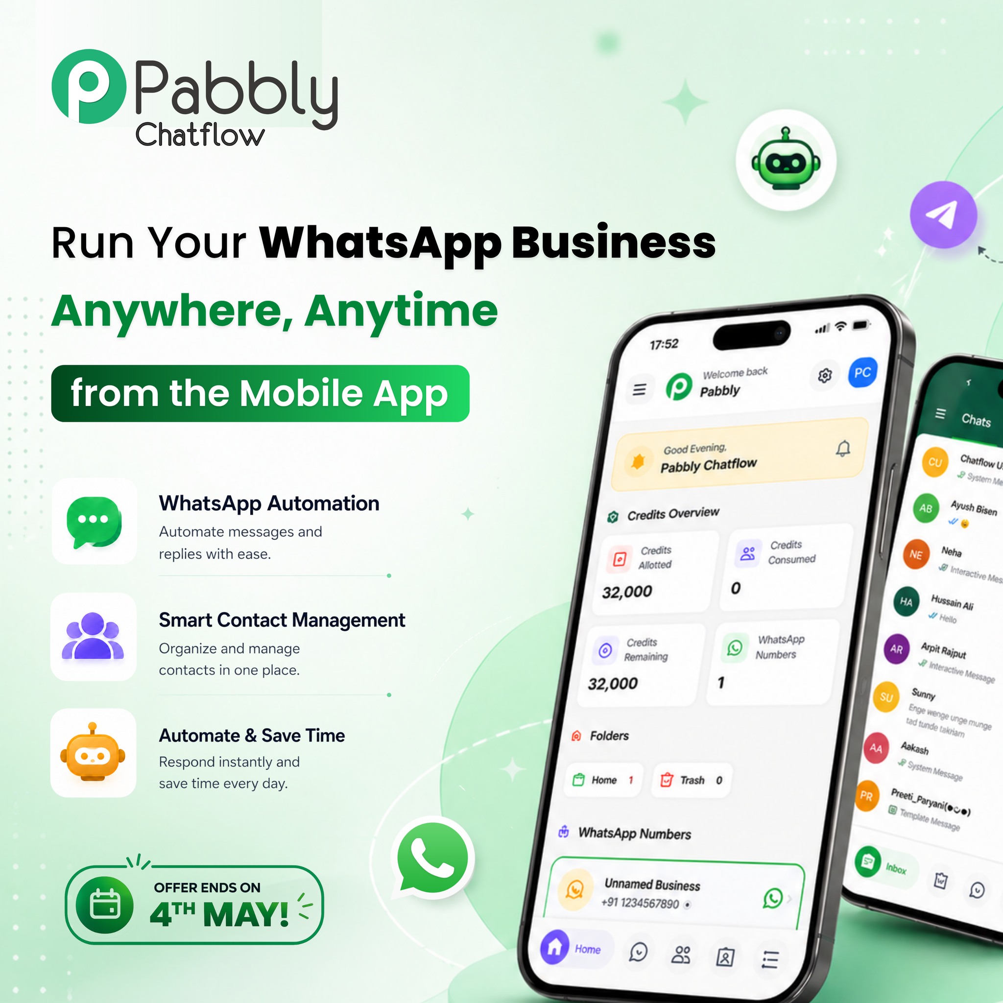 Chatflow Mobile Preview